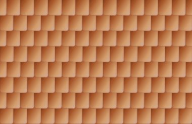 Dikişsiz kahverengi renkli kiremitler