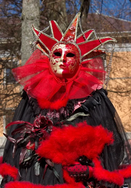 Venetian carnival at Annecy, France — Stock Photo, Image