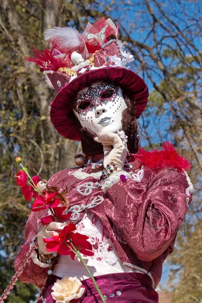 Venetian carnival at Annecy, France — Stock Photo, Image