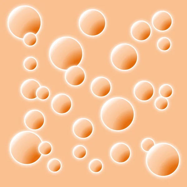 橙色泡沫 — 图库照片