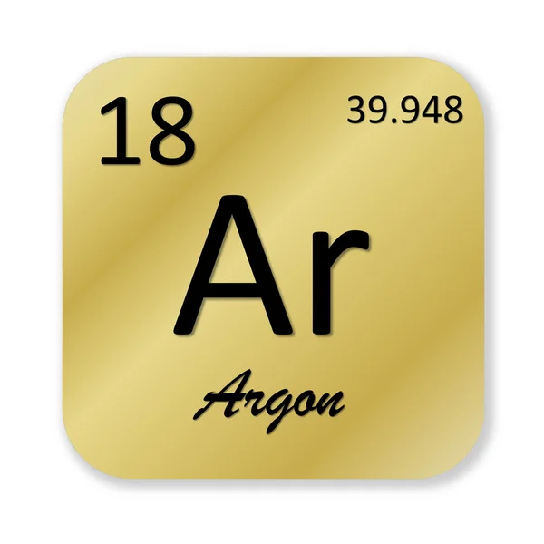 Argon element — Stock Photo, Image