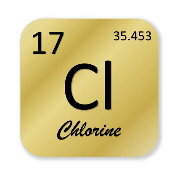 Elemento de cloro — Fotografia de Stock