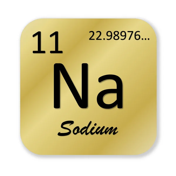 Sodium element — Stock Photo, Image