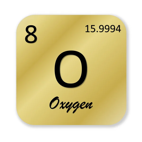 Elemento ossigeno — Foto Stock