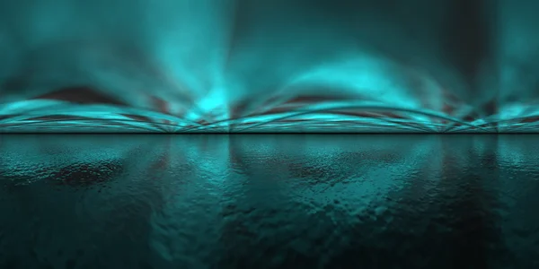 Aurora borealis - 3d render — Zdjęcie stockowe