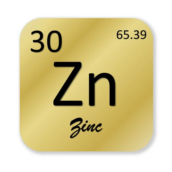 Elemento zinco — Foto Stock