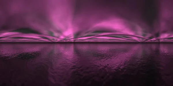 Aurora boreal - renderização 3D — Fotografia de Stock