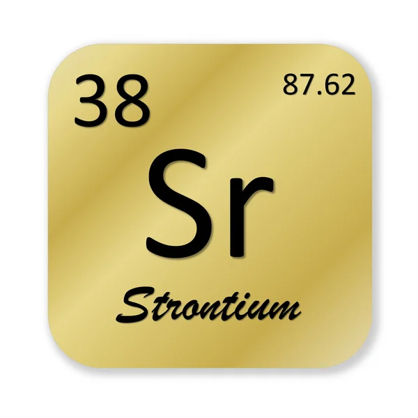Strontiumelement — Stockfoto