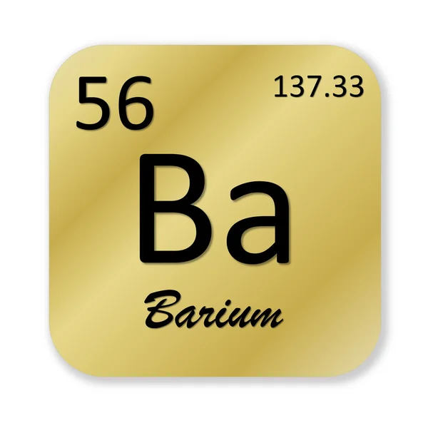 Barium element — Stock Photo, Image