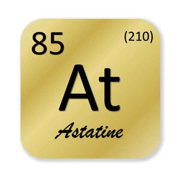 Elemento astatino — Fotografia de Stock