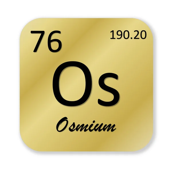 Osmium element — Stock Photo, Image