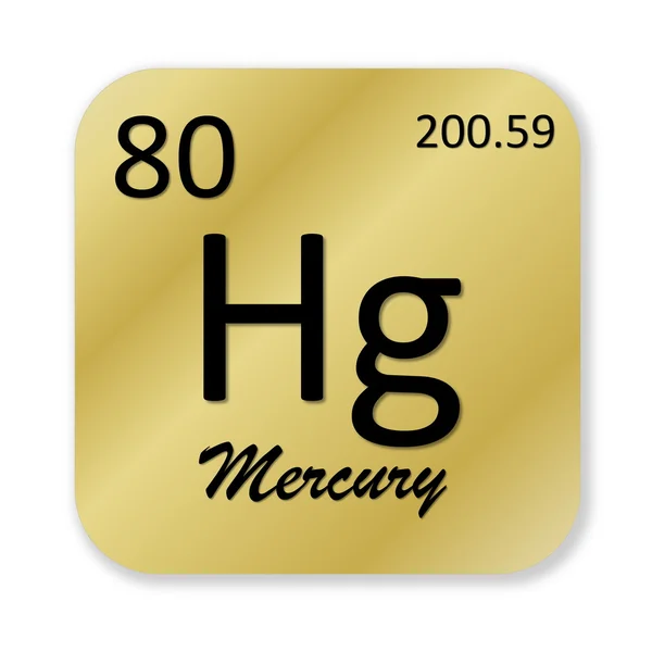 汞元素 — 图库照片