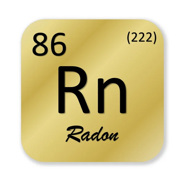 Elemento radon — Foto Stock