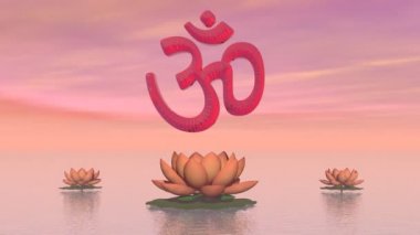 Zen aum - 3d render