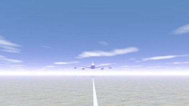 -3d render alarak uçak