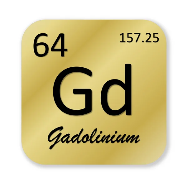 Gadolinu elementu — Zdjęcie stockowe
