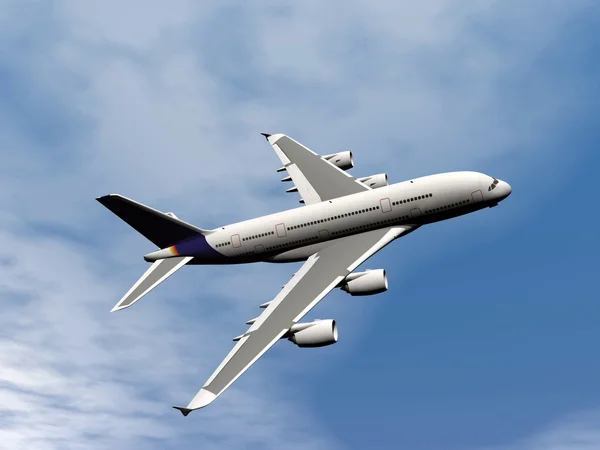 Aircraft - 3D render — Stock Photo, Image