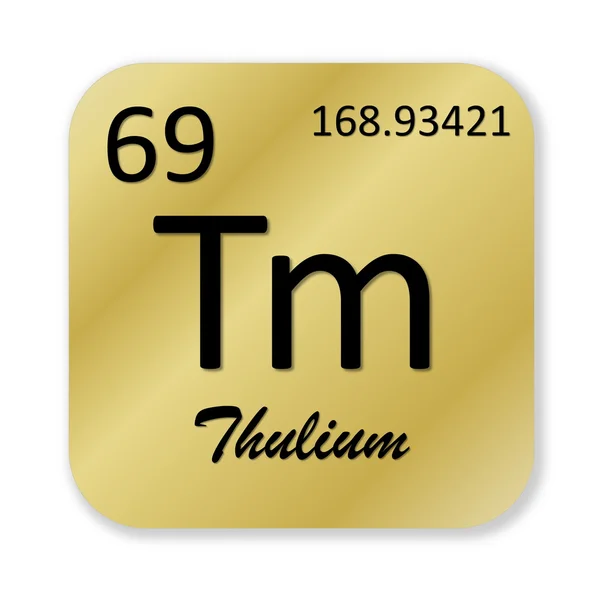 Element: thulium — Zdjęcie stockowe