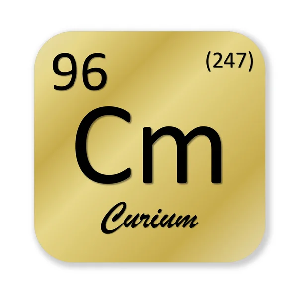 Curium elementu — Zdjęcie stockowe