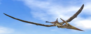 pteranodon dinozor - 3d render
