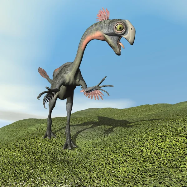 Aucasaurus dinoasaur zúgó - 3d render — Stock Fotó