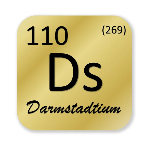 Darmstadtium elemento — Foto de Stock