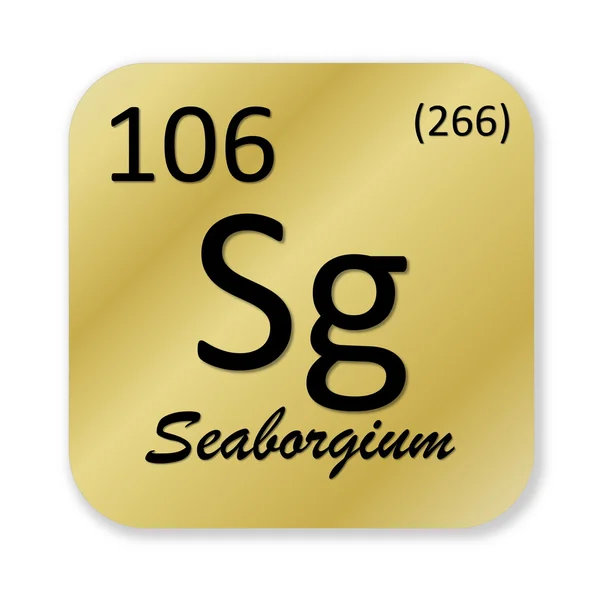 Seaborgium element — Stock Photo, Image