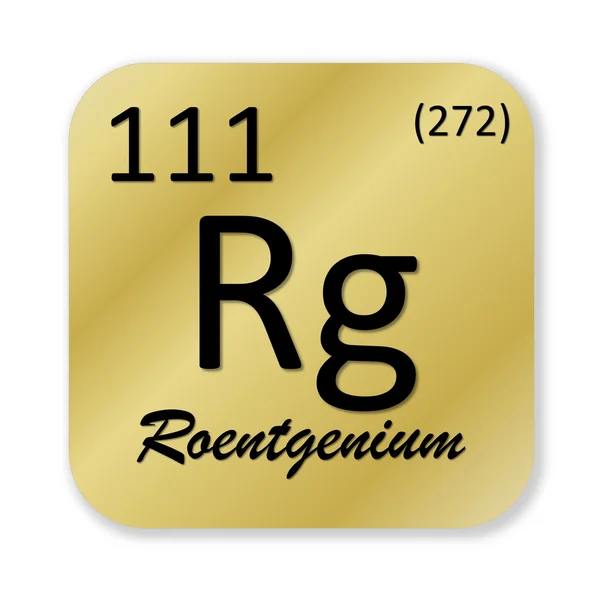 Elemento roentgenium —  Fotos de Stock