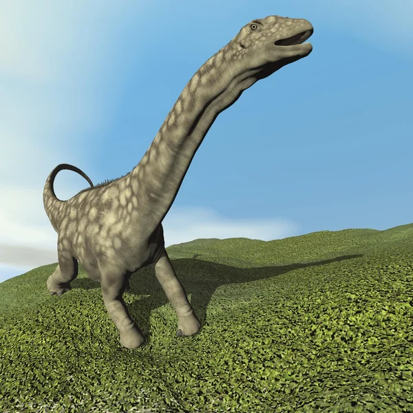 Dinosaurio Argentinosaurio - 3D render — Foto de Stock