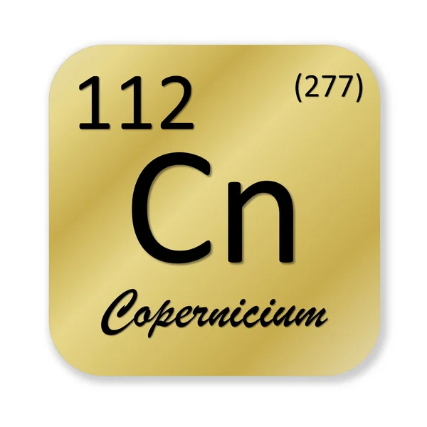 Elemento copernicium — Foto Stock