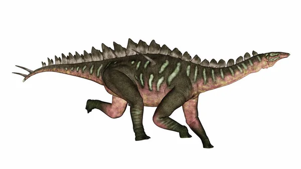 Dinosauro Miragaia in esecuzione testa in su - rendering 3D — Foto Stock