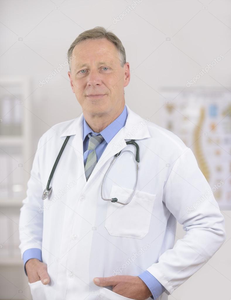 Portait of a mature doctor