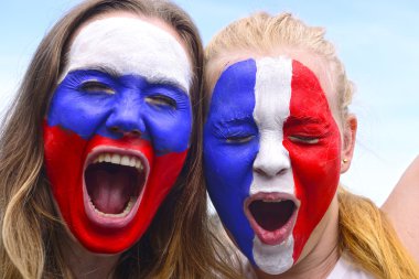 ABD Amerikalı kadın futbol fans