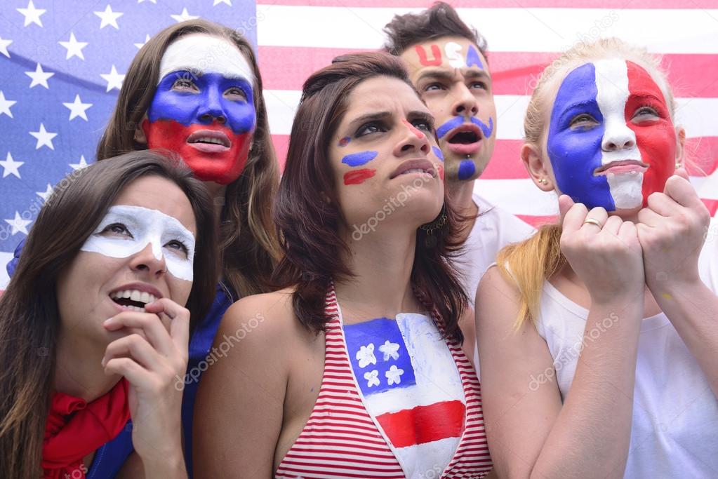Group of US soccer fans concerned about team performance.