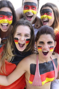 Alman Futbol hayranları grup