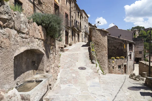Typowe ulicy mura, Katalonia, Hiszpania. — Zdjęcie stockowe