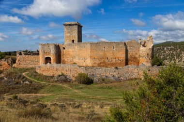 Soria 'daki Ucero Kalesi, Castilla Leon topluluğu, İspanya