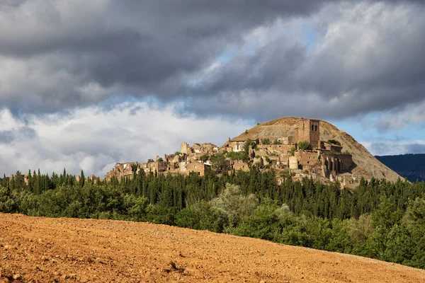 Abandoned Village Esco Zaragoza Aragon Community Spain — Stock Photo, Image