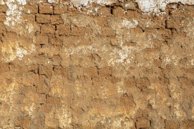 İspanya 'daki kerpiç duvarının ayrıntıları