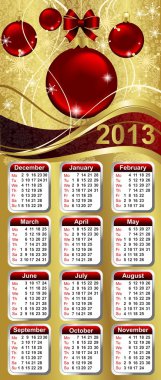 Yeni yıl takvimi 2013