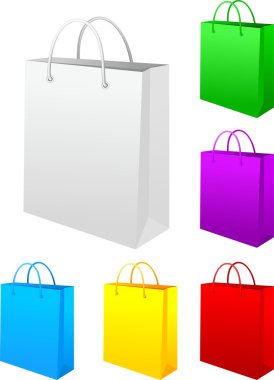 reklam ve marka beyaz arka plan ile güzel çanta