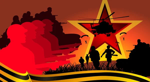 parlak kırmızı zemin üzerine 9 Mayıs