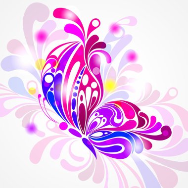 pembe kelebek desenleri