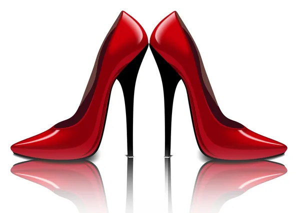 parlak kırmızı ayakkabılar