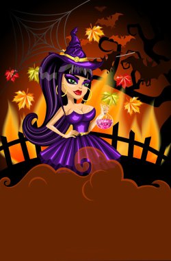 Mutlu Cadılar Bayramı Kartı