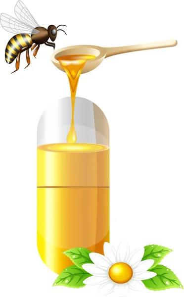 Honig Vitamine — Stockvektor