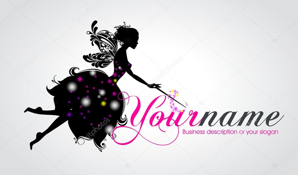 Beautiful fairy, corporate identity