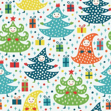 Noel ağacı pürüzsüz desen