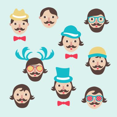 hipster küme karşı karşıyadır.
