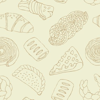 elle çizilmiş desen pişirme